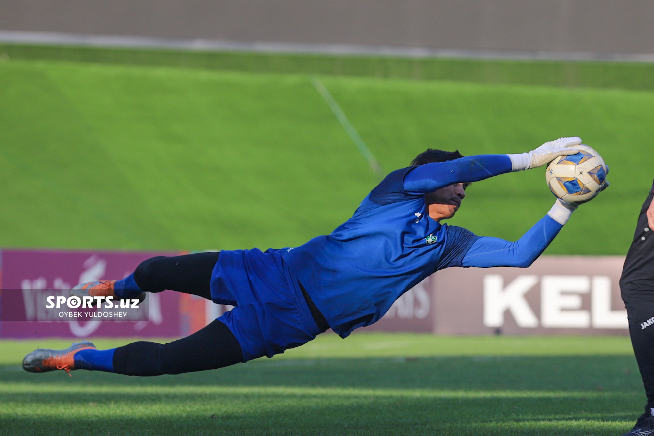 Uzbekistan national team. Trenirovka 24.03.2024