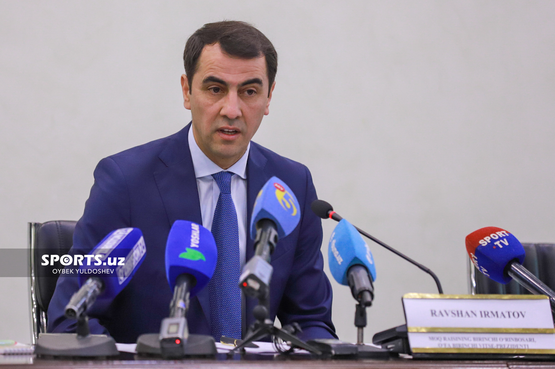 МОҚ матбуот анжумани Кападзе ва ЎФА иштирокида