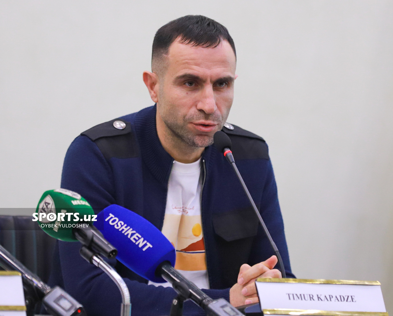 МОҚ матбуот анжумани Кападзе ва ЎФА иштирокида