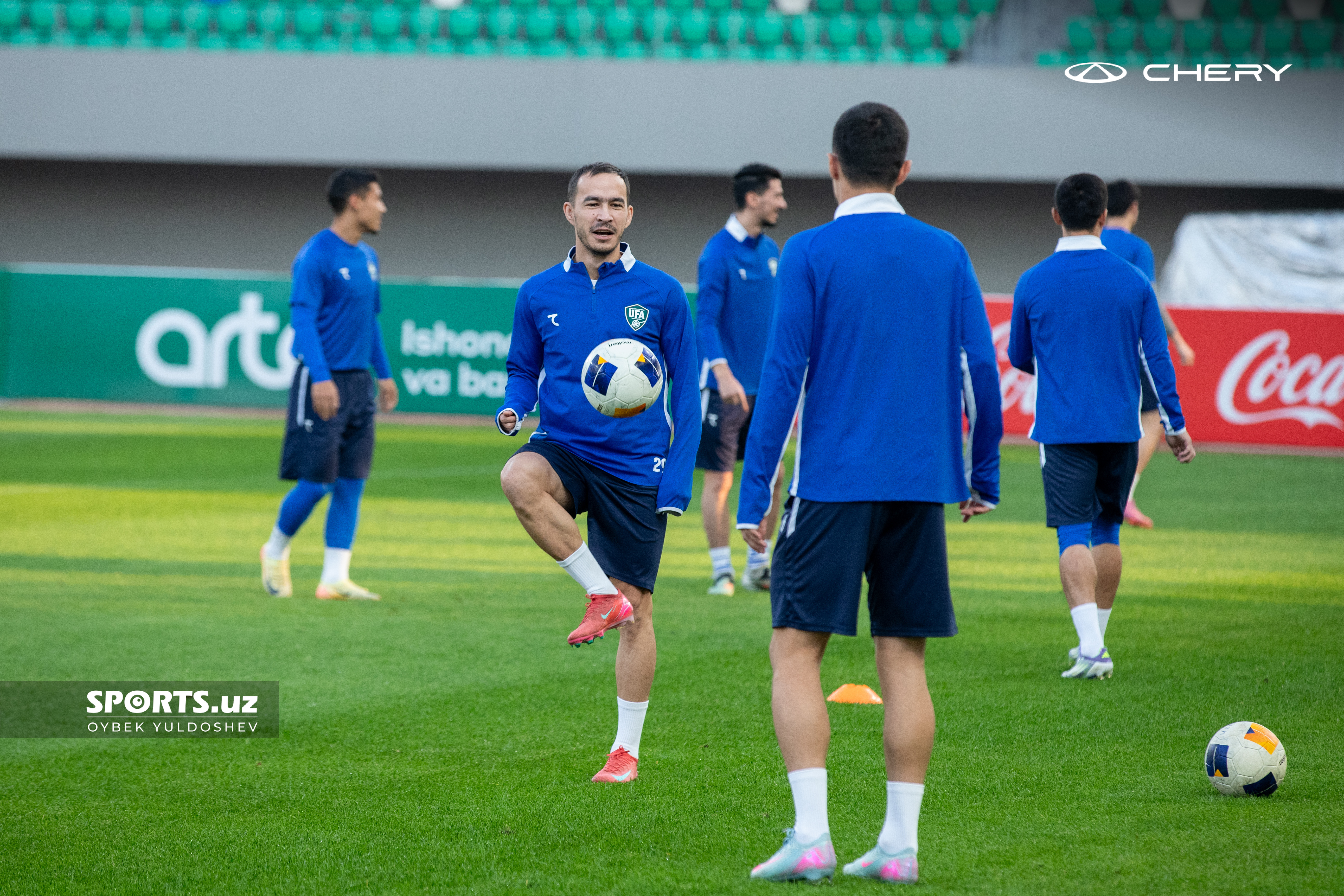 National team: Quvaytga qarshi rasmiy mashg'ulot 08.10.2025