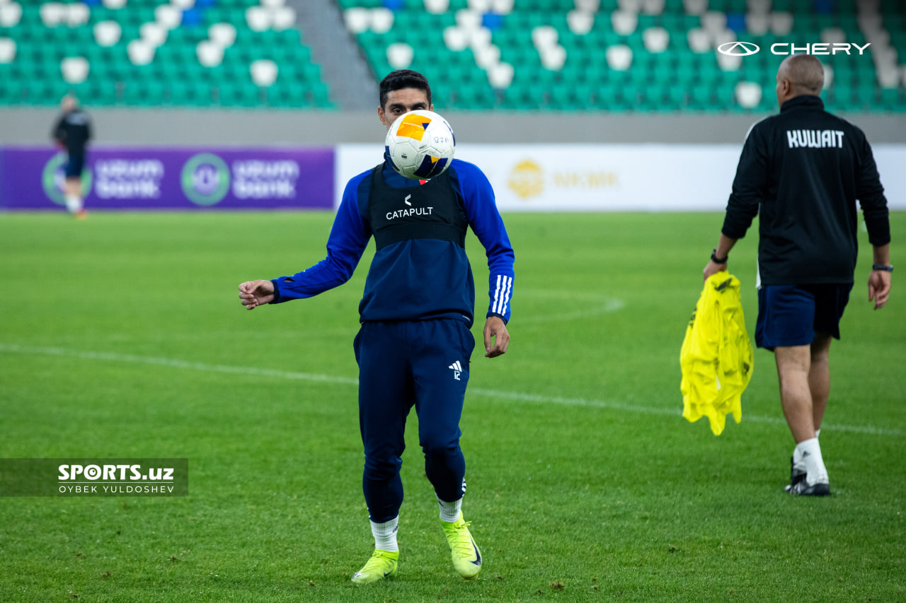 National team: Quvaytga qarshi rasmiy mashg'ulot 08.10.2025