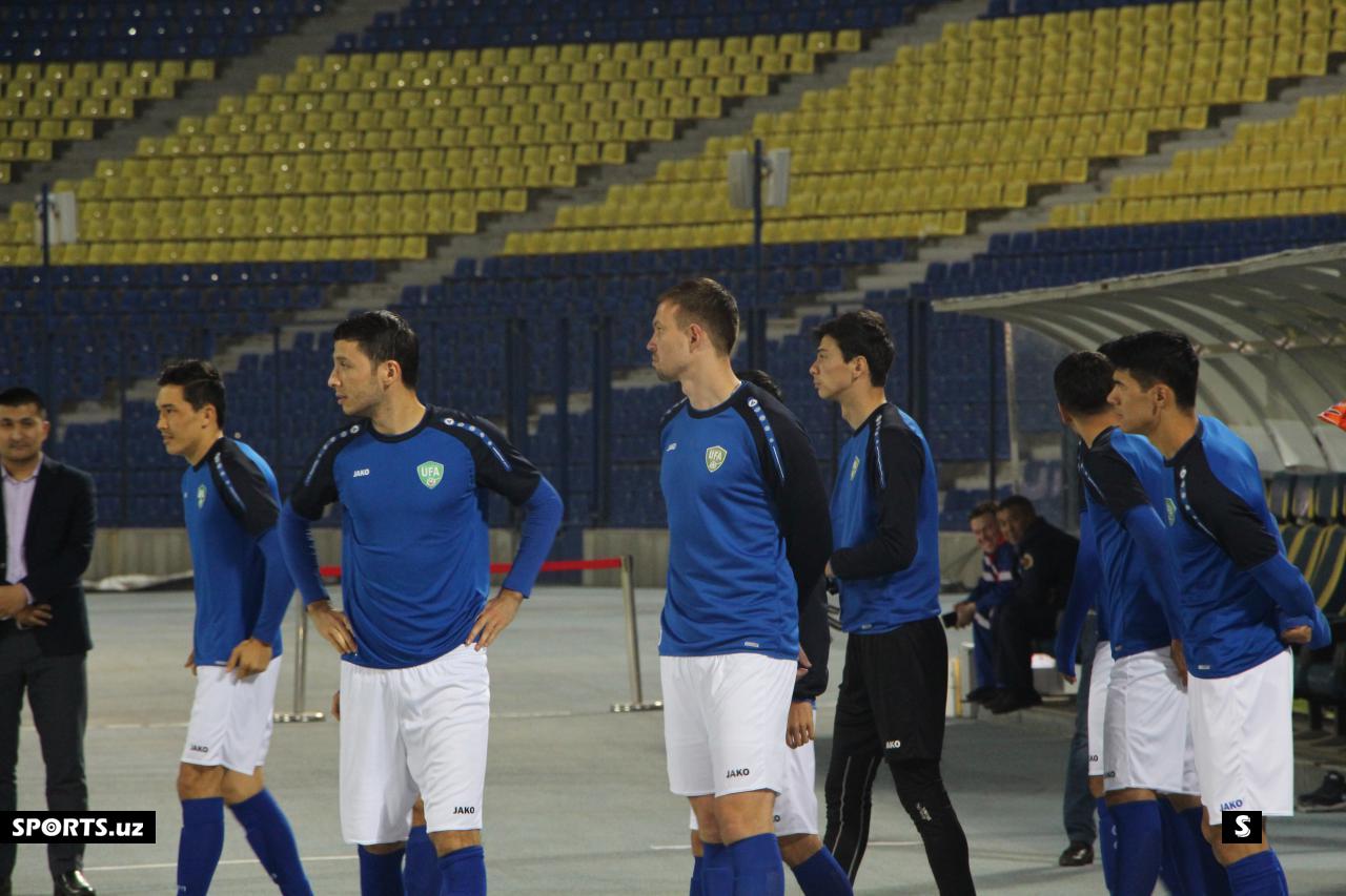 Uzbekistan training and press conferation