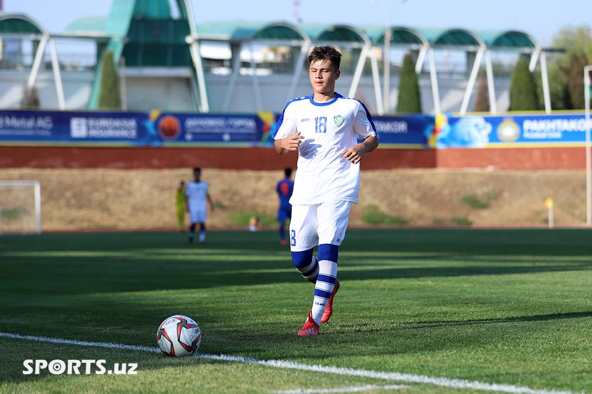 AFC U-16 Qualifiers. Uzbekistan 1-1 India