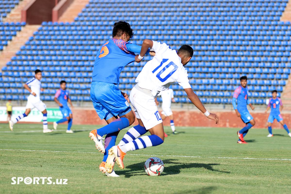 AFC U-16 Qualifiers. Uzbekistan 1-1 India