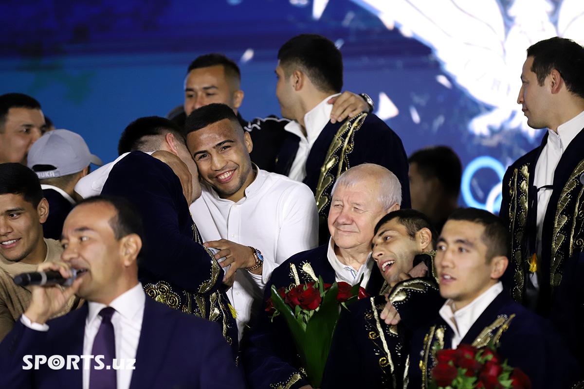 Boks bo'yicha Jahon chempionati. Bokschilarni kutib olish