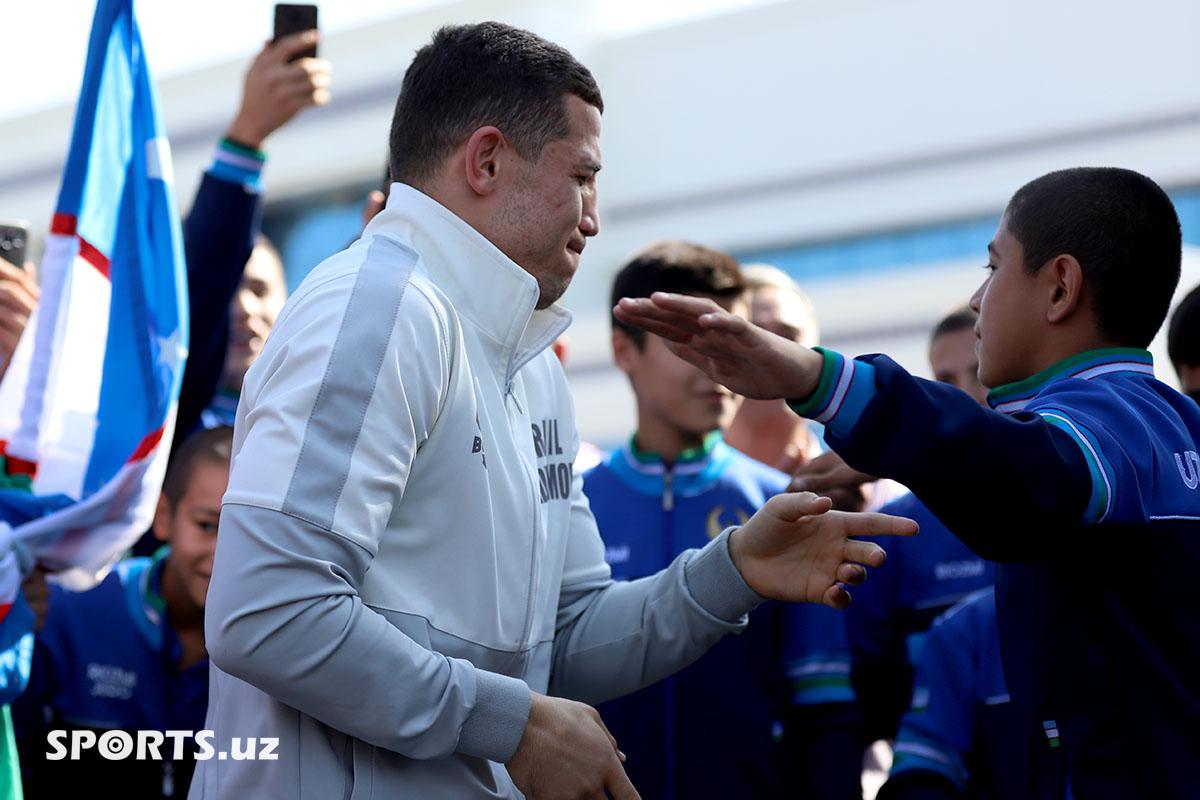 isroil madrimov kutib olish 07-10-2019