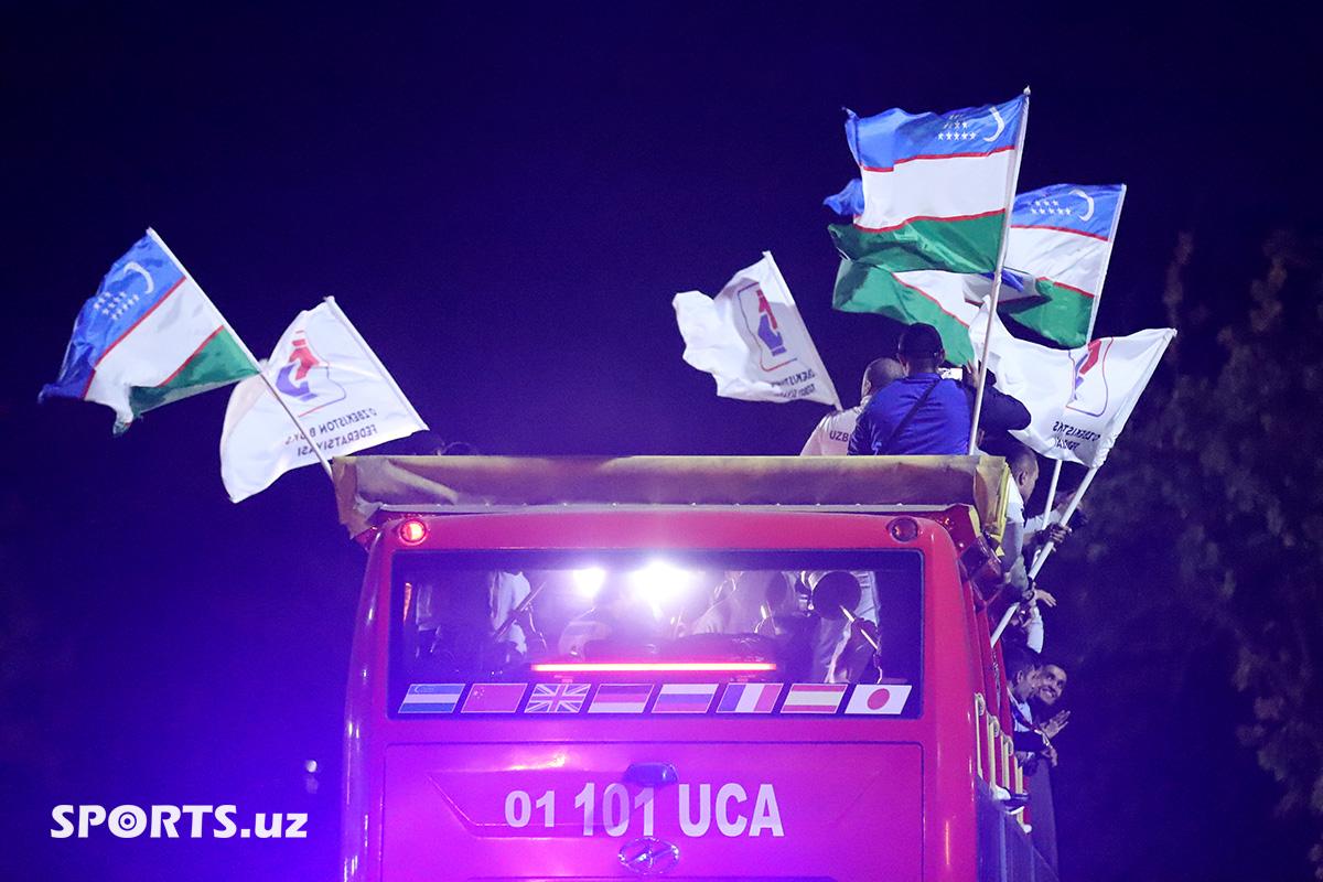 Boks bo'yicha Jahon chempionati. Bokschilarni kutib olish