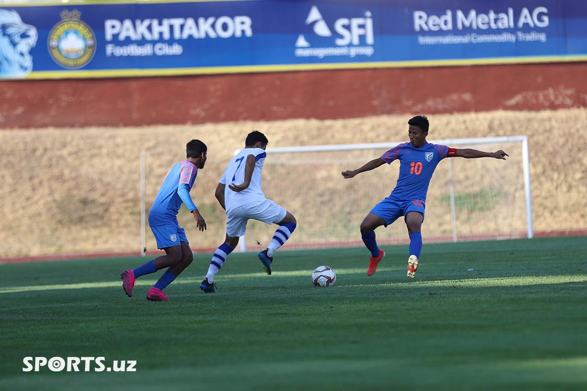 AFC U-16 Qualifiers. Uzbekistan 1-1 India