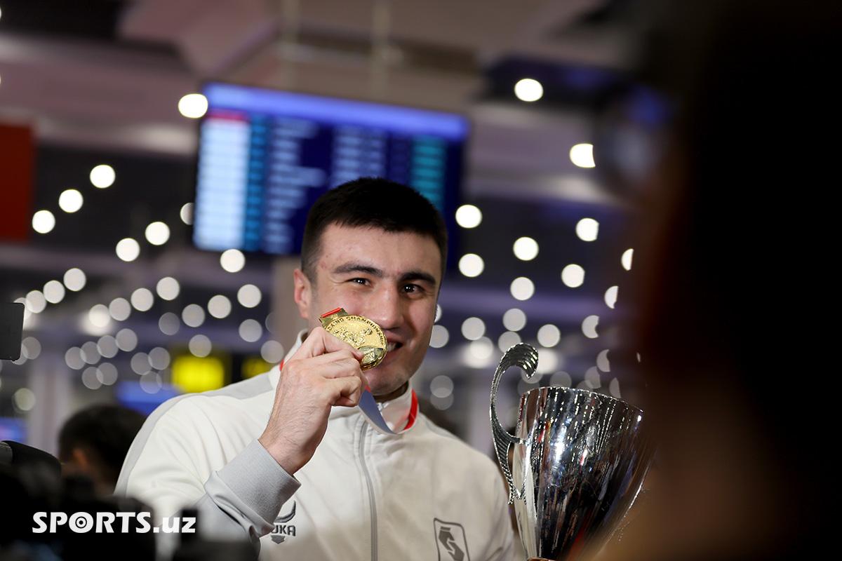 Boks bo'yicha Jahon chempionati. Bokschilarni kutib olish