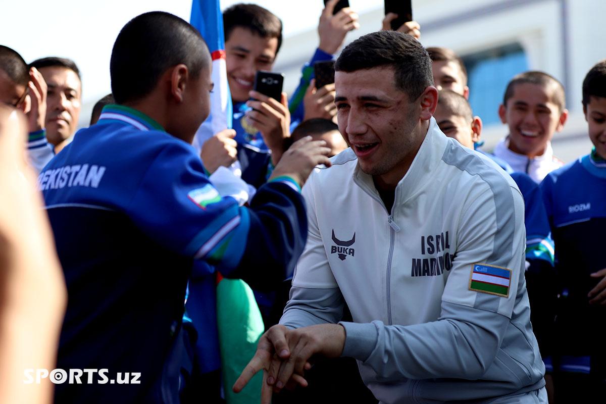 isroil madrimov kutib olish 07-10-2019