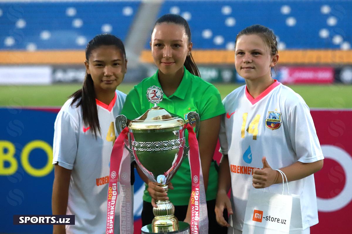 Uzbekistan Women's Super Cup 2020 Ceremony