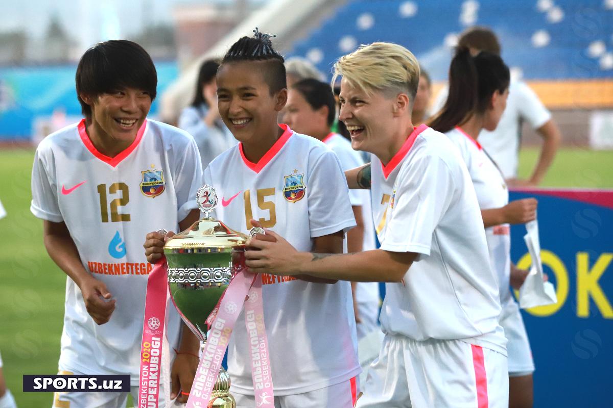 Uzbekistan Women's Super Cup 2020 Ceremony