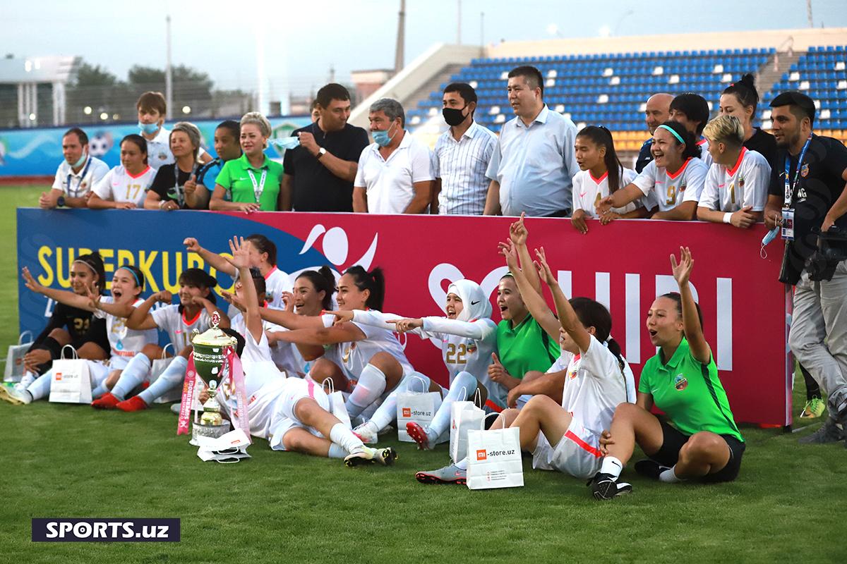 Uzbekistan Women's Super Cup 2020 Ceremony