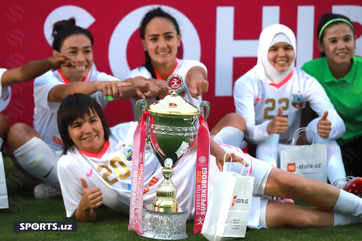 Uzbekistan Women's Super Cup 2020 Ceremony