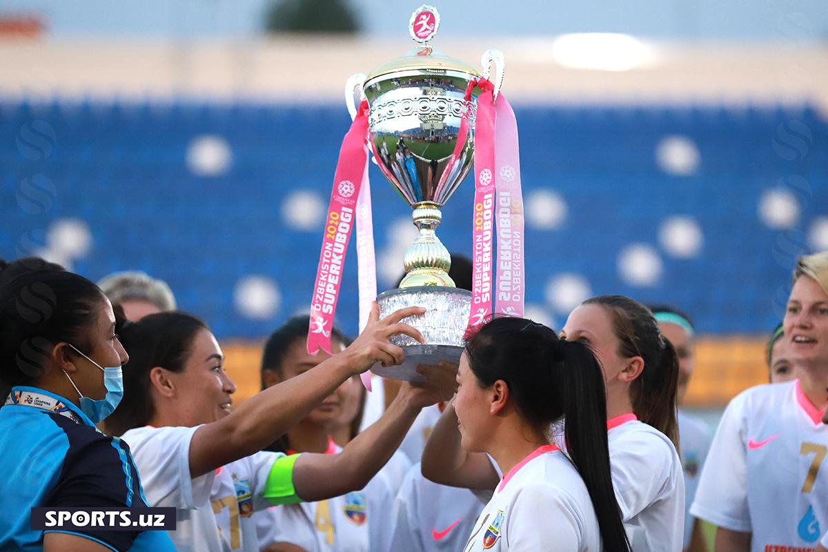 Uzbekistan Women's Super Cup 2020 Ceremony