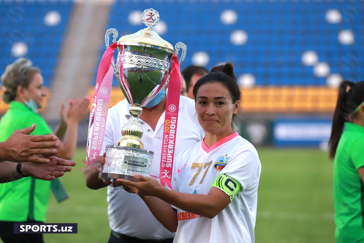 Uzbekistan Women's Super Cup 2020 Ceremony