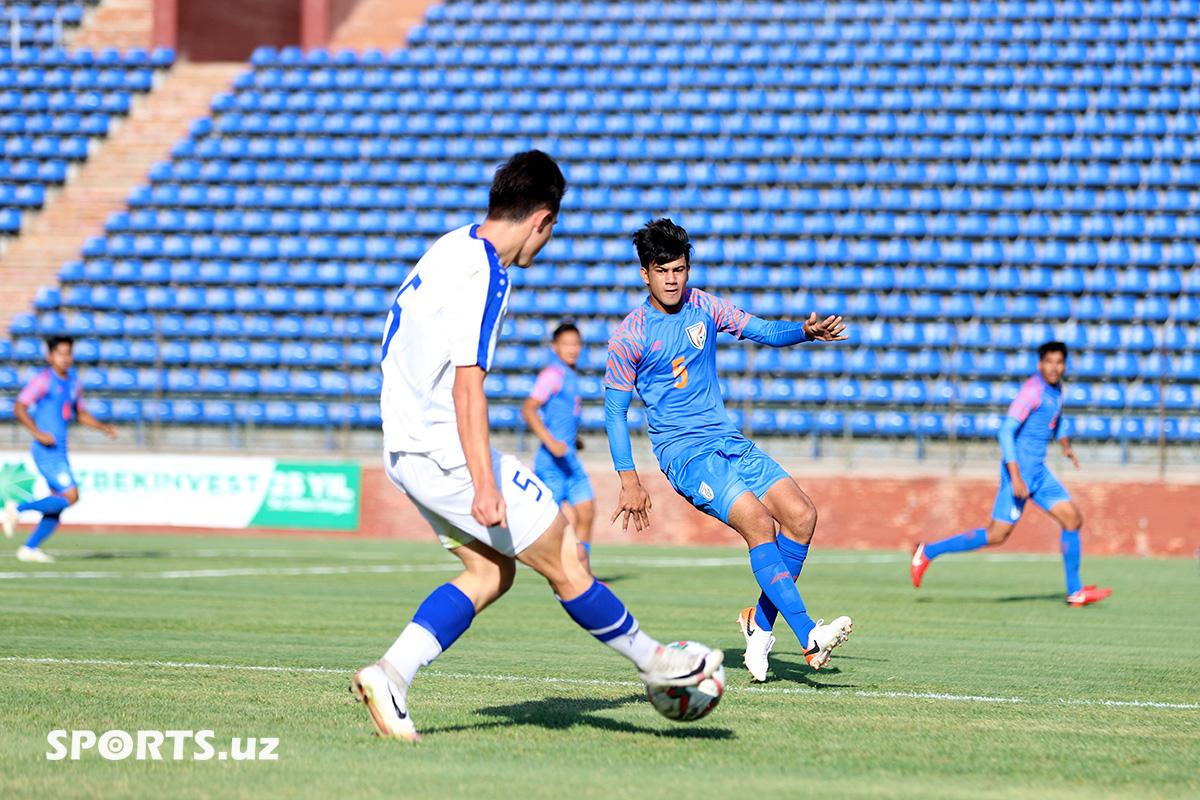 AFC U-16 Qualifiers. Uzbekistan 1-1 India
