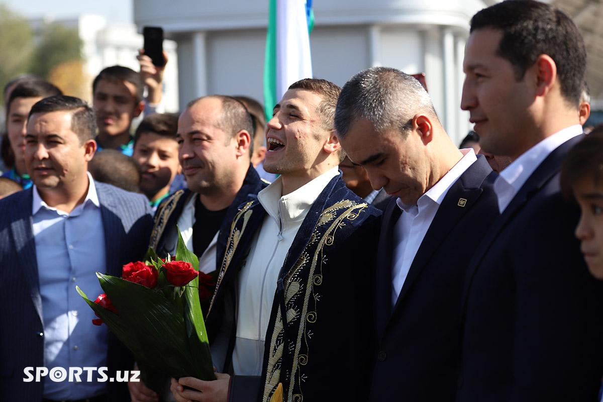 isroil madrimov kutib olish 07-10-2019