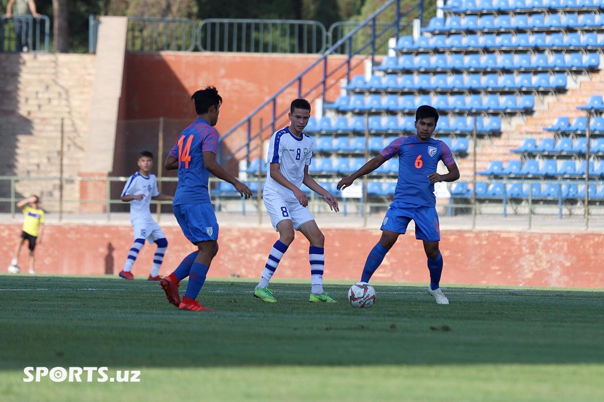 AFC U-16 Qualifiers. Uzbekistan 1-1 India