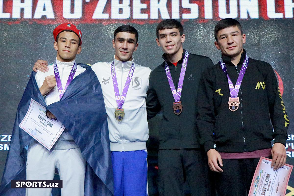 Бокс. Чемпионлар тақдирланди (эркаклар)