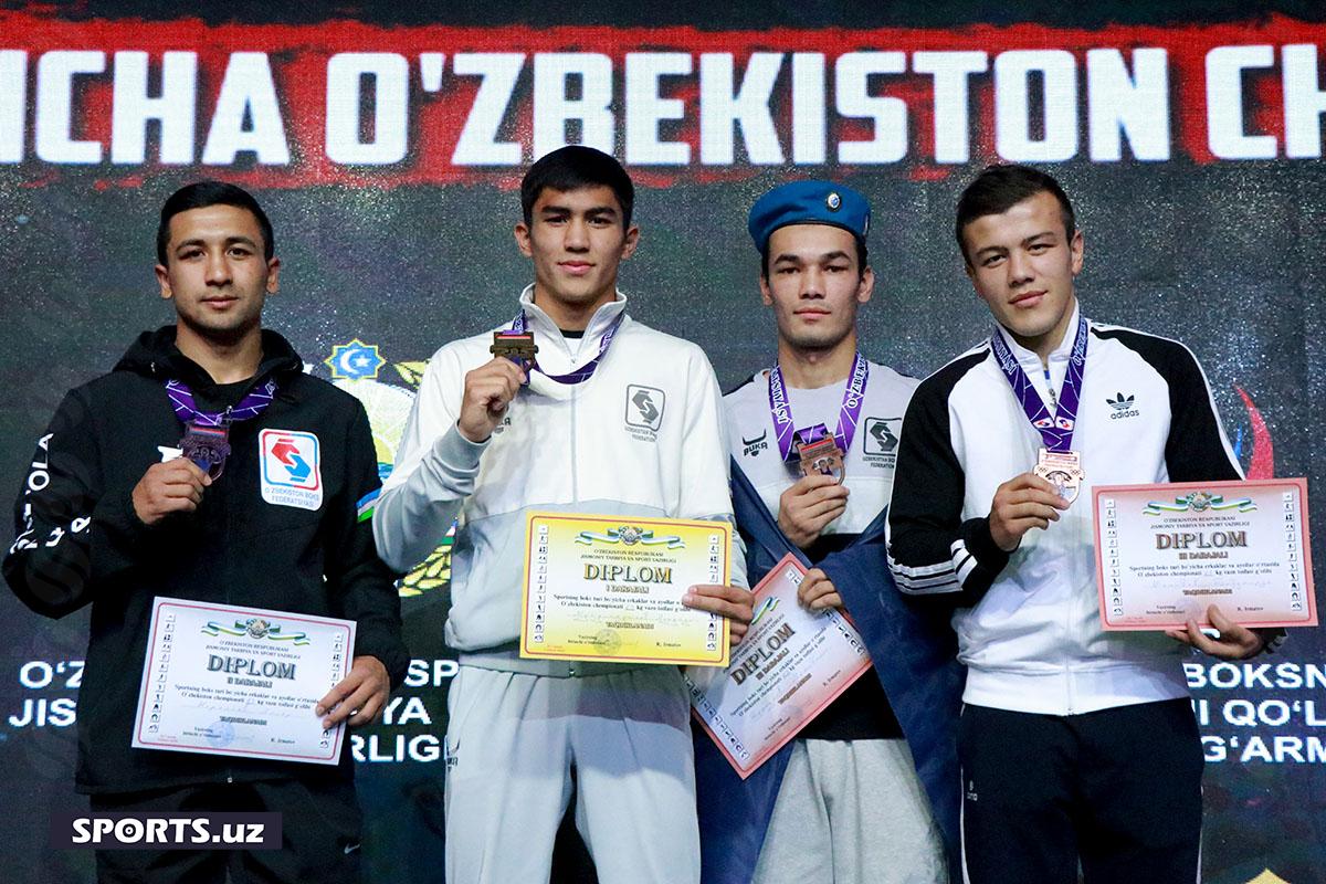 Бокс. Чемпионлар тақдирланди (эркаклар)