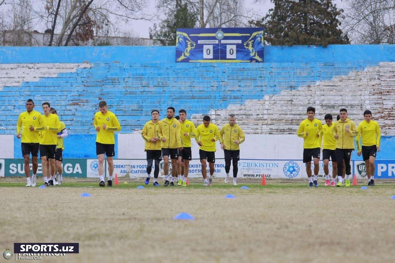 Pakhtakor mashg'ulot