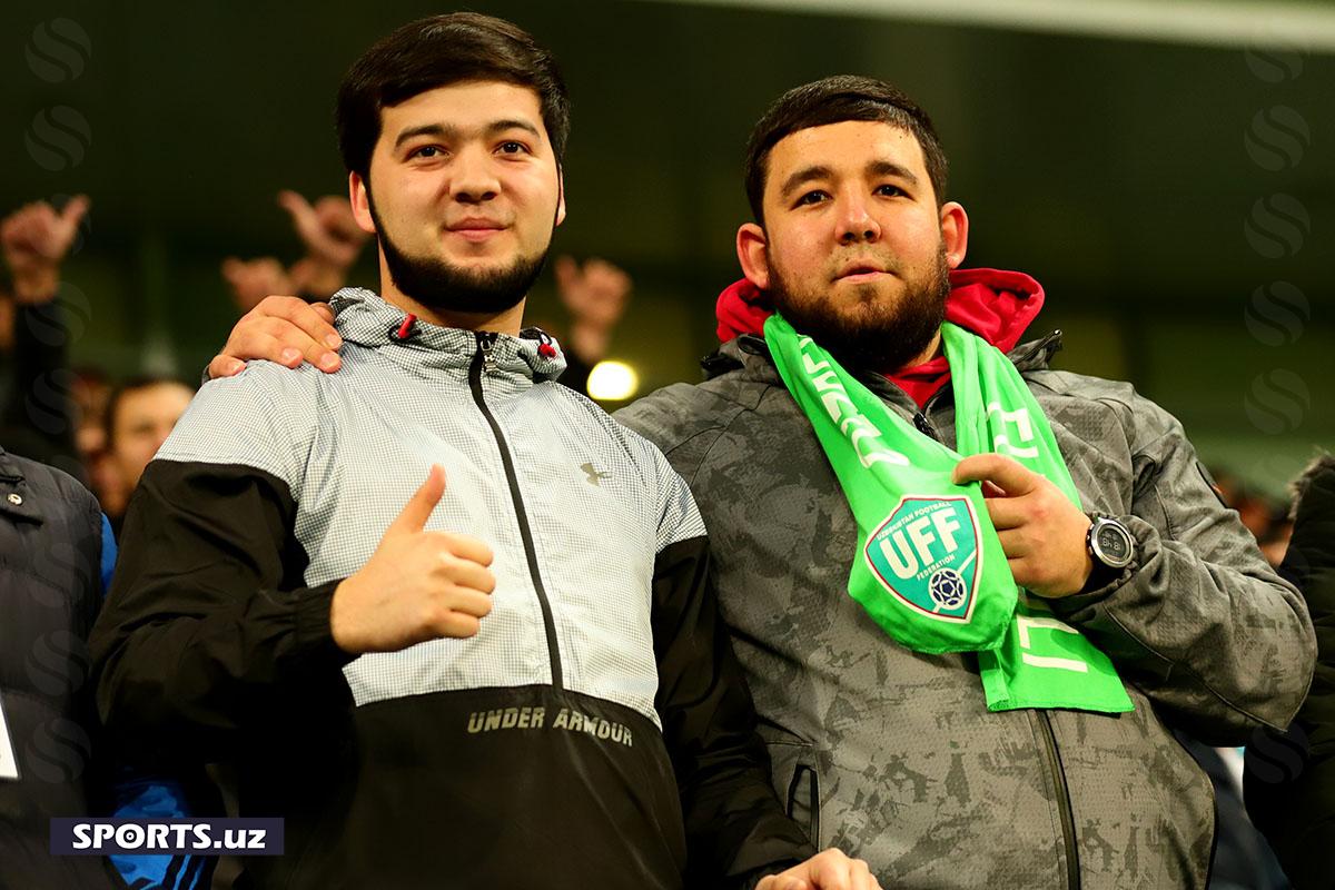 Uzbekistan - Iraq muxlislar