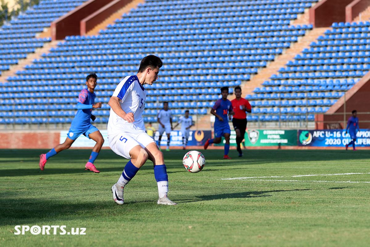AFC U-16 Qualifiers. Uzbekistan 1-1 India