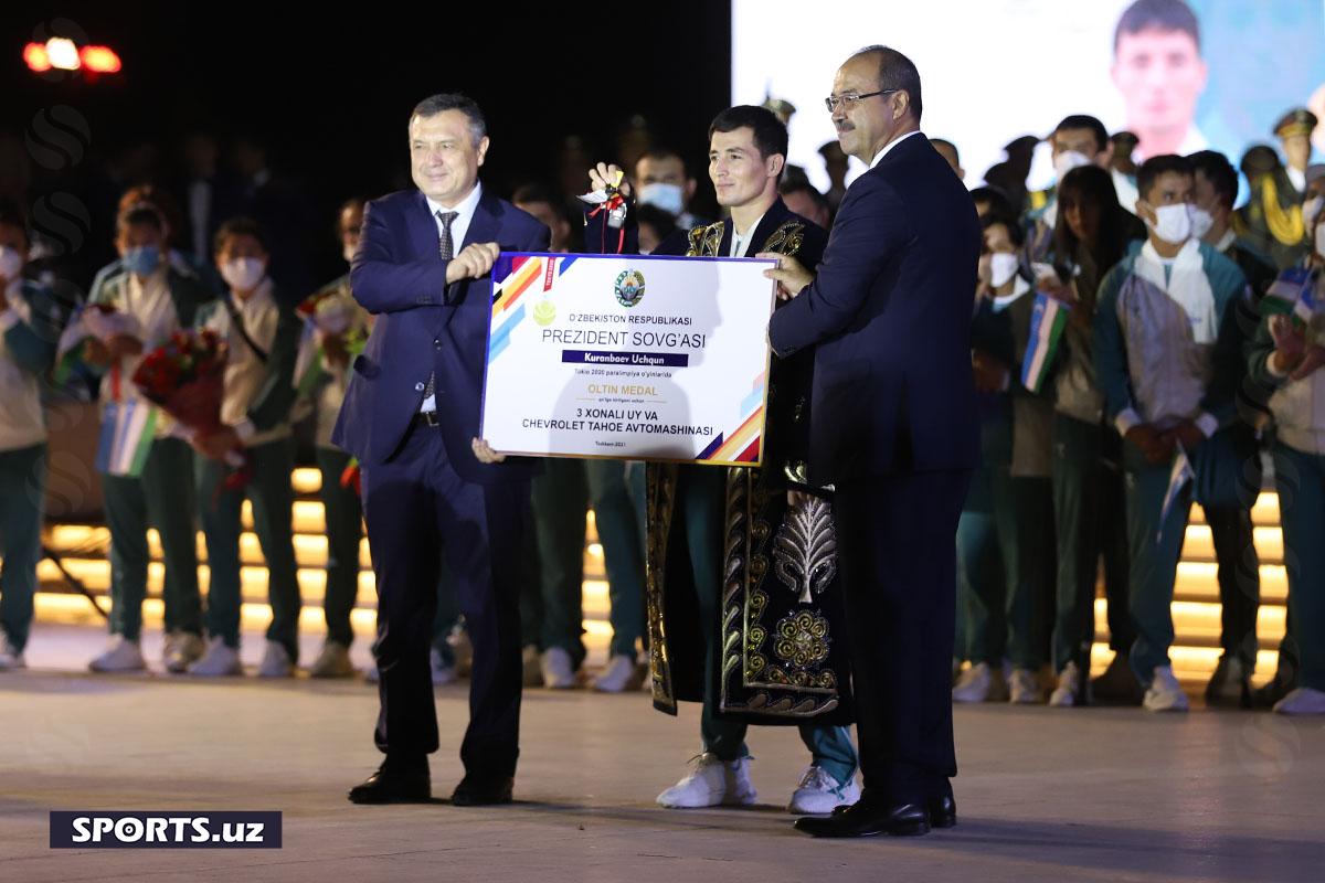 Paralimpiya kutib olish