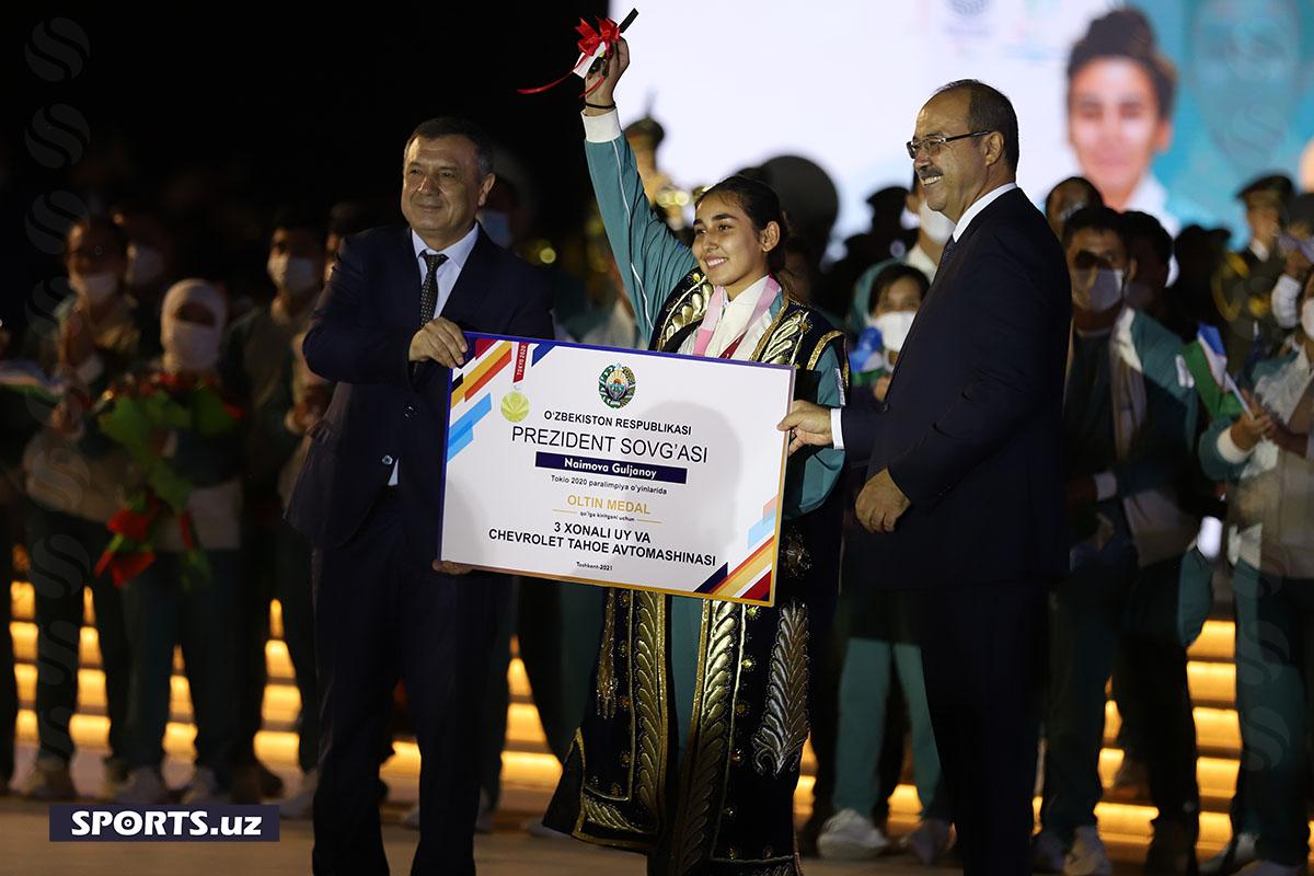 Paralimpiya kutib olish