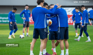 O‘zbekiston terma jamoasi Quvaytga qarshi o‘yin oldidan rasmiy mashg‘ulot o‘tkazdi. Sayfiev va Hamrobekov unda qatnashmadi
