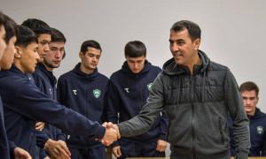 Руководство АФУ провело встречу с футболистами сборной Узбекистана U-21