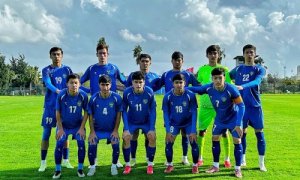 Сборная Узбекистана U-19 терма в Турции провела товарищеский матч