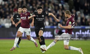 АПЛ. "Манчестер Сити" сафарда "Вест Хэм" билан дурранг ўйнади ва чемпионлик имкониятлари кескин пасайди