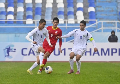 “CAFA U-17 Championship 2026”. Сборная Узбекистана победила Кыргызстан