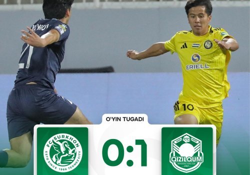 «Сурхан» дома победил «Машъал» благодаря голу в добавленное время