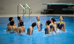 В Ташкенте стартовал международный турнир по синхронному плаванию «Сув париси»