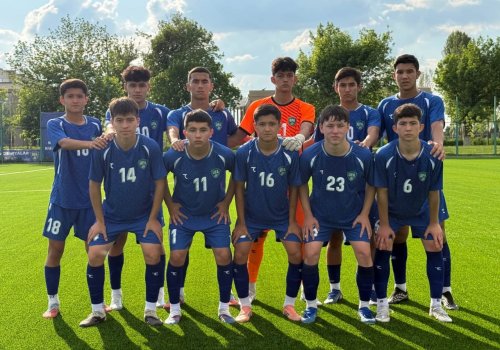 Сборная Узбекистана U-16 провела товарищеский матч