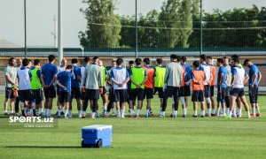 O‘zbekiston terma jamoasi Mundial oldidan mashg‘ulotlarga kirdi (Fotogalereya)