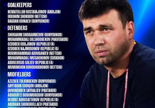 Сборная Узбекистана готовится к Кубку CAFA U-20