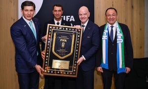 Джанни Инфантино поздравил нашу сборную с дебютом на чемпионате мира