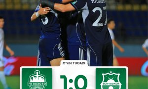 «Бухара» с минимальным счётом обыгрывает «Бунёдкор»
