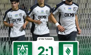  АГМК побеждает «Машъал»