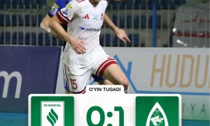 «Андижан» с минимальным счетом победил «Машъал»