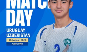Узбекистан U-17 сыграет с Уругваем в товарищеском матче