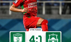 «Локомотив» одержал крупную победу над «Бунёдкором»