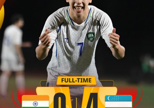U-20. Сборная Узбекистана победила Индию